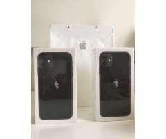 IPHONE 11 NEGRO DE 128 Y 64 G NUEVO CON GARANTÍA