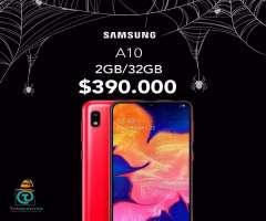 Samsung Galaxy A10, nuevo, sellado, garantia Samsung colombia,TIENDA FISICA,
